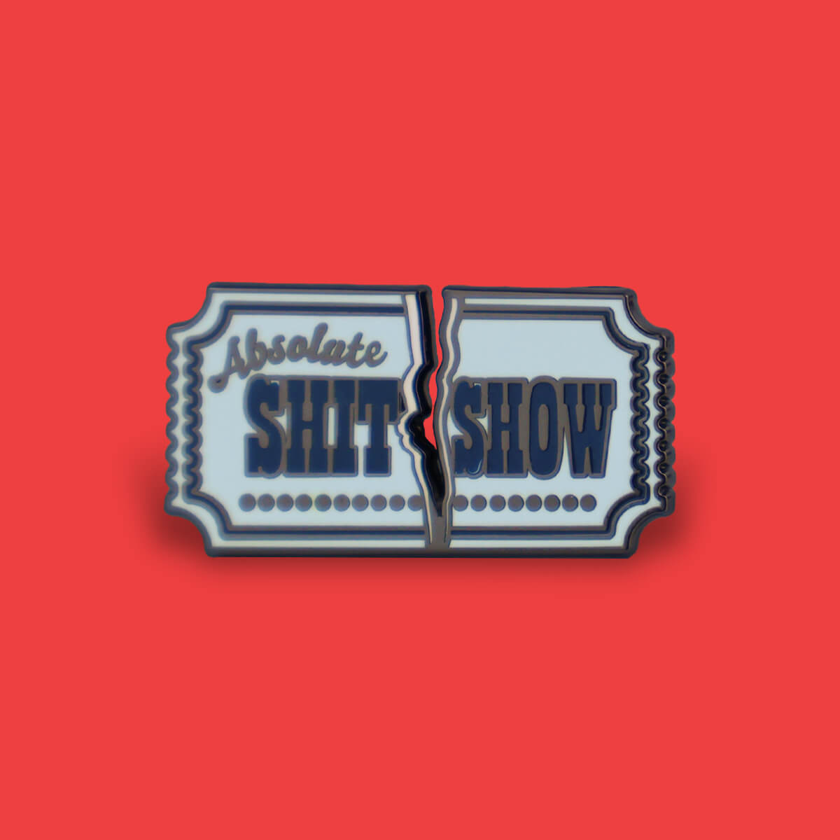 Absolute Shit Show Enamel Pin • Luna