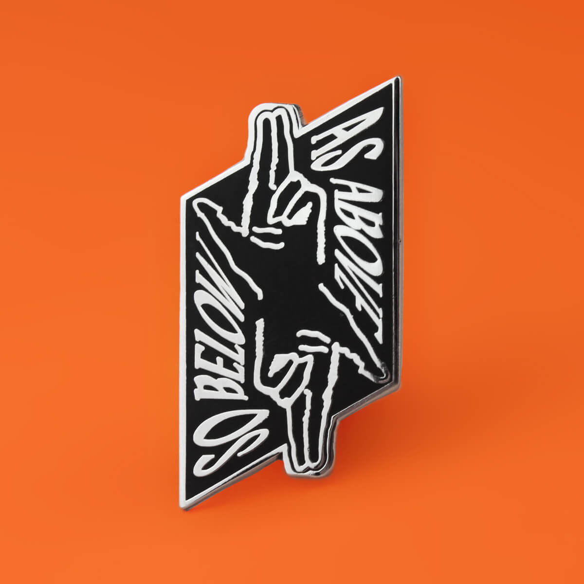 As Above So Below Enamel Pin