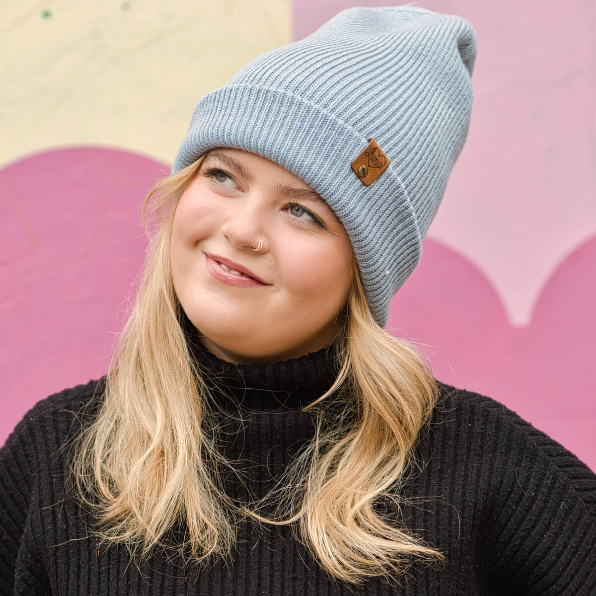 Pale Blue Beanie with Tag