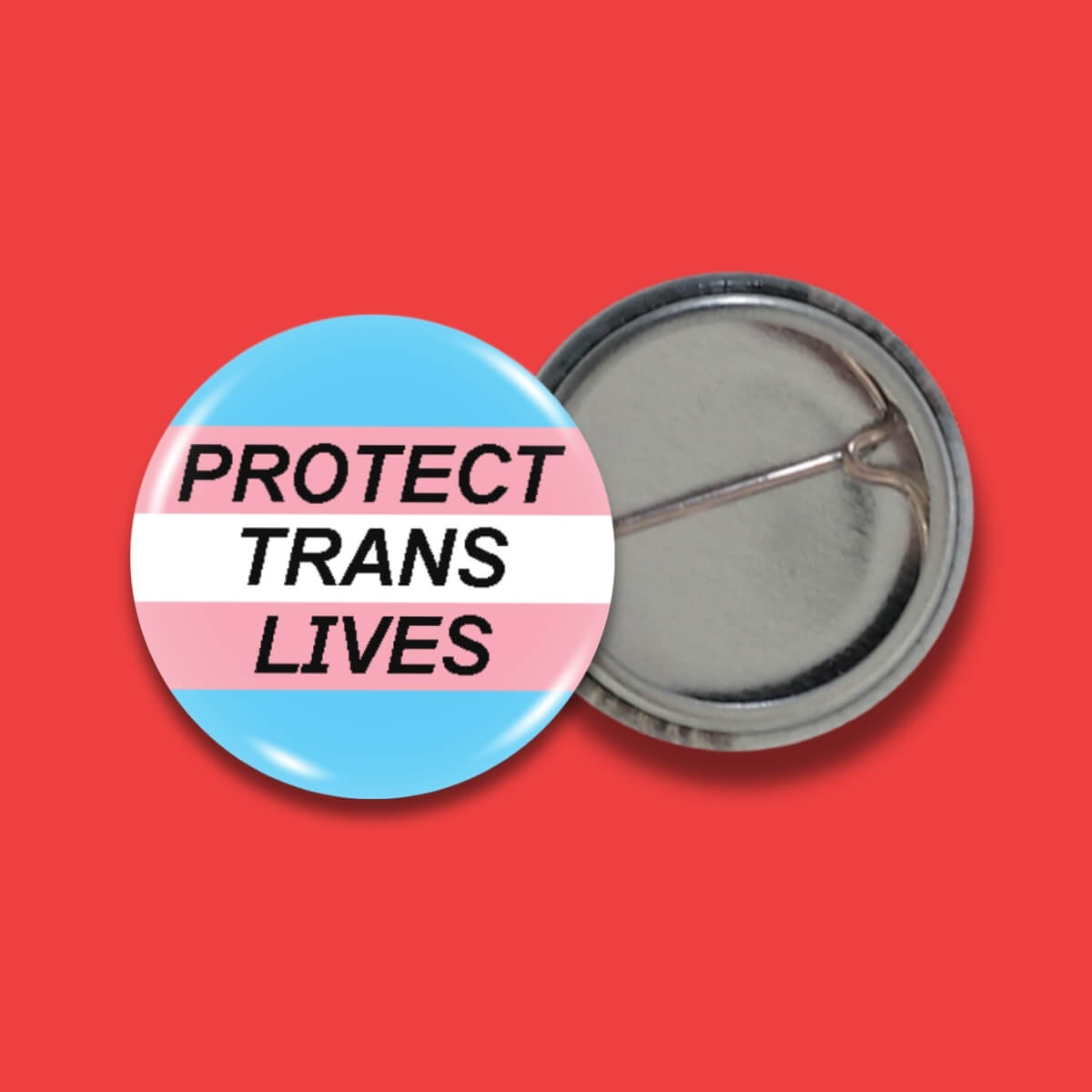 Protect Trans Lives Badge • Luna