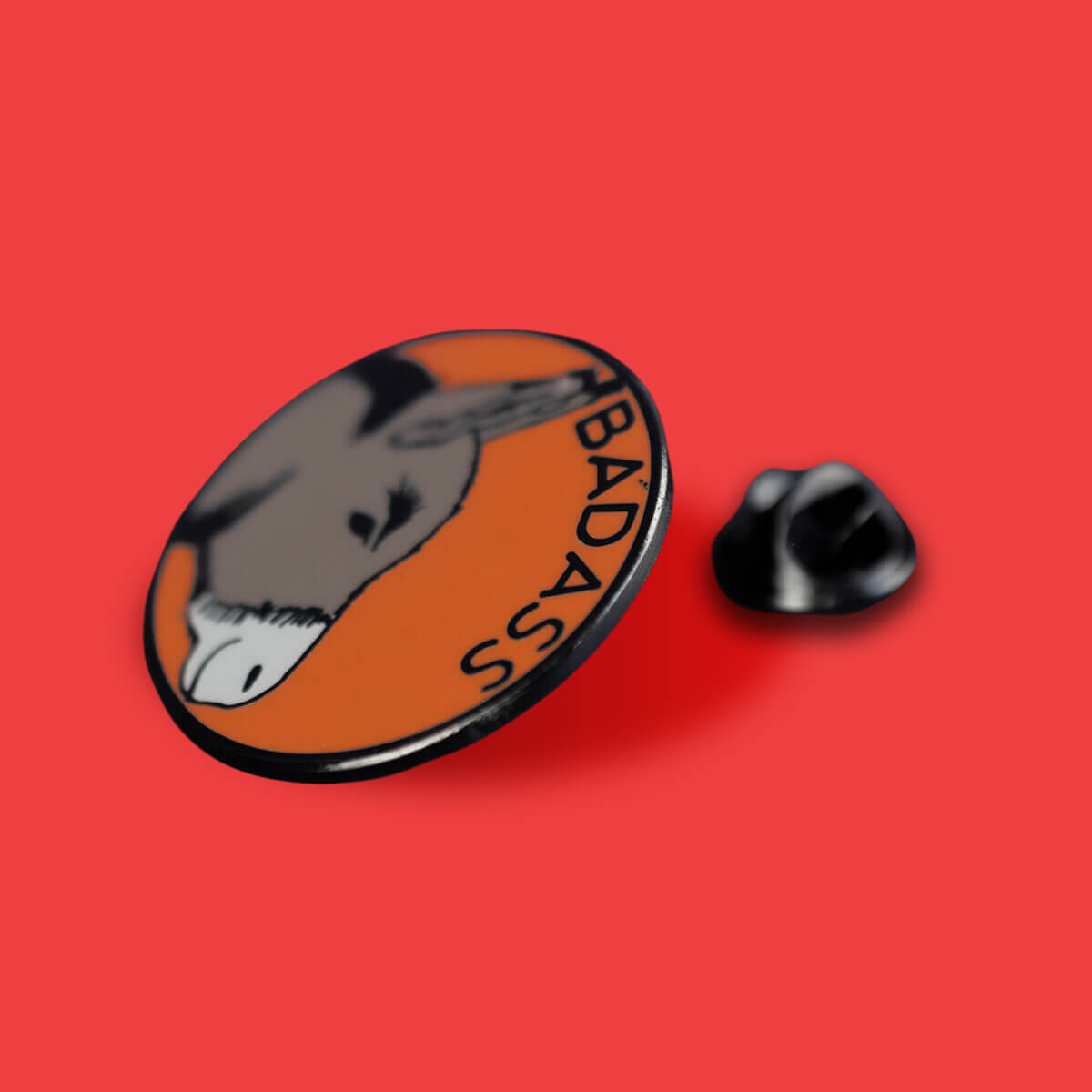 Bad Ass Enamel Pin | Luna