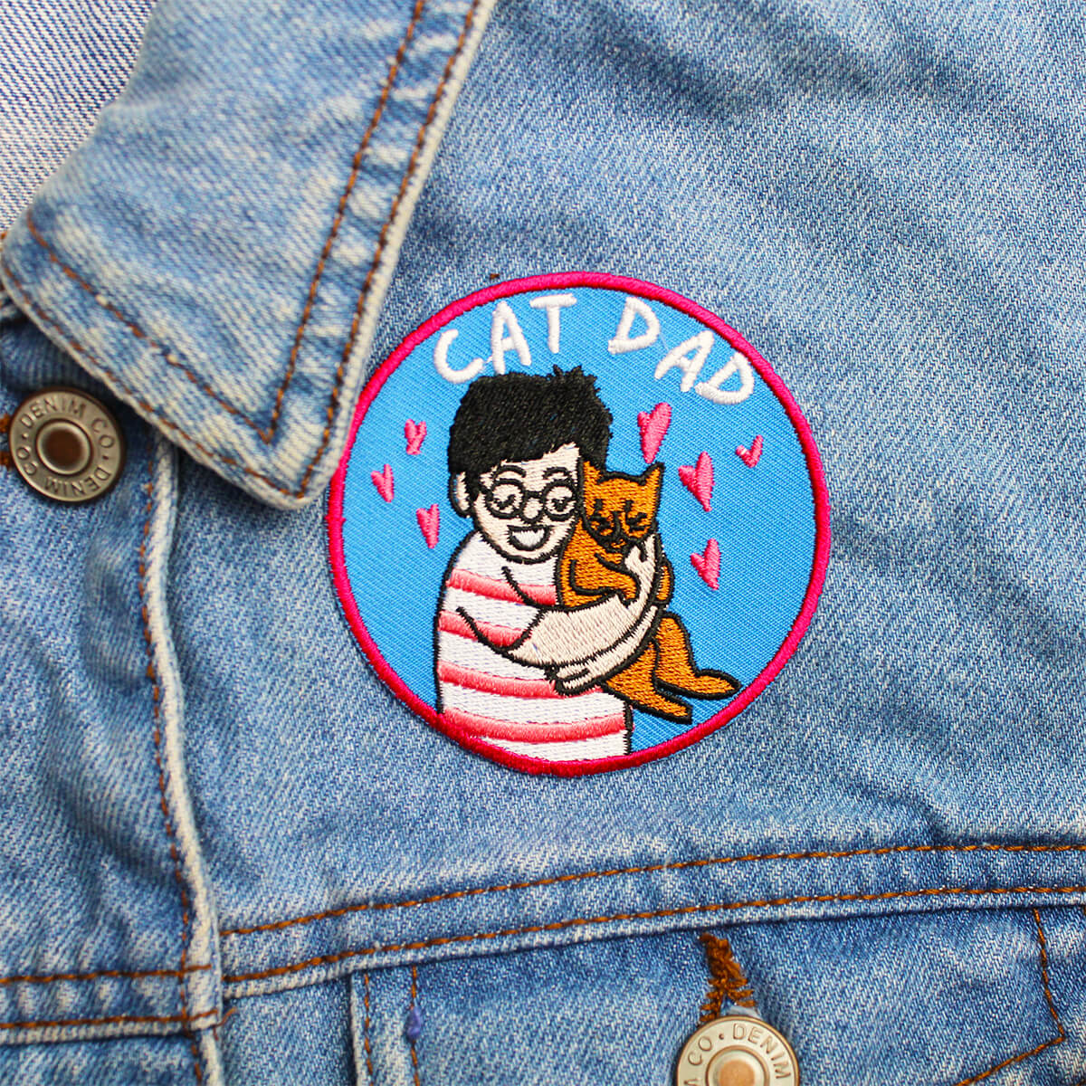 Cat Dad Patch | Luna