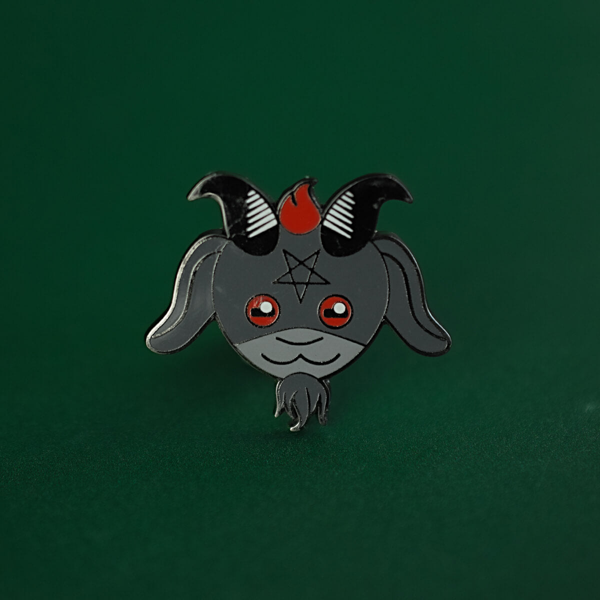 Cute Baphomet Enamel Pin | Luna