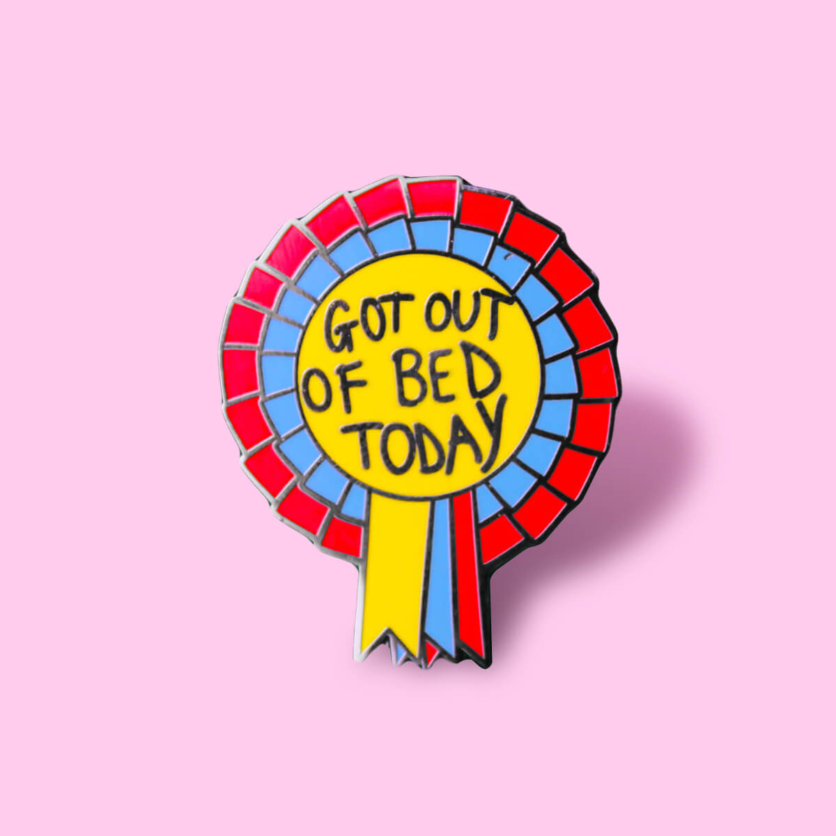 Got Out of Bed Today Enamel Pin | Luna