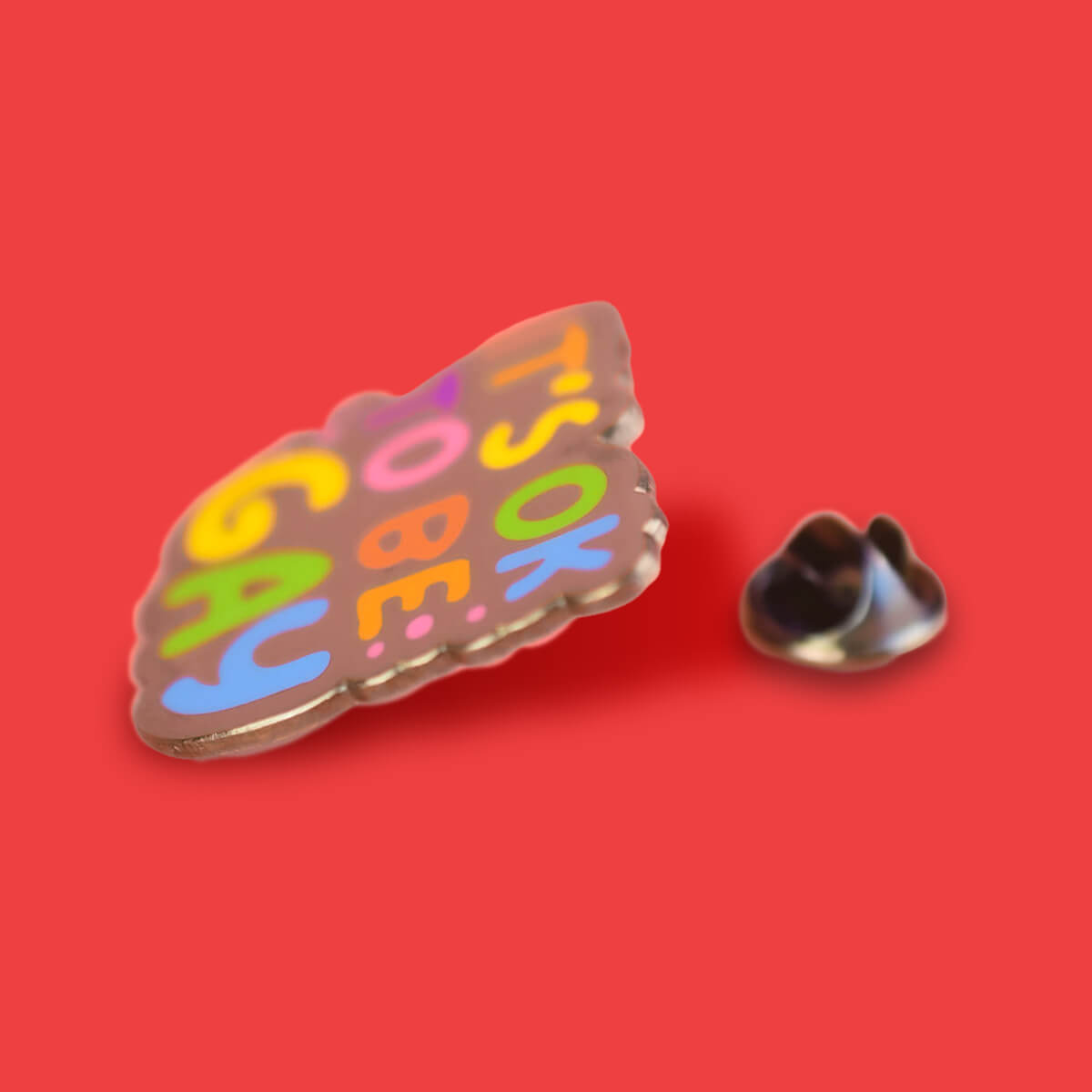 It's OK to Be Gay Enamel Pin | Luna
