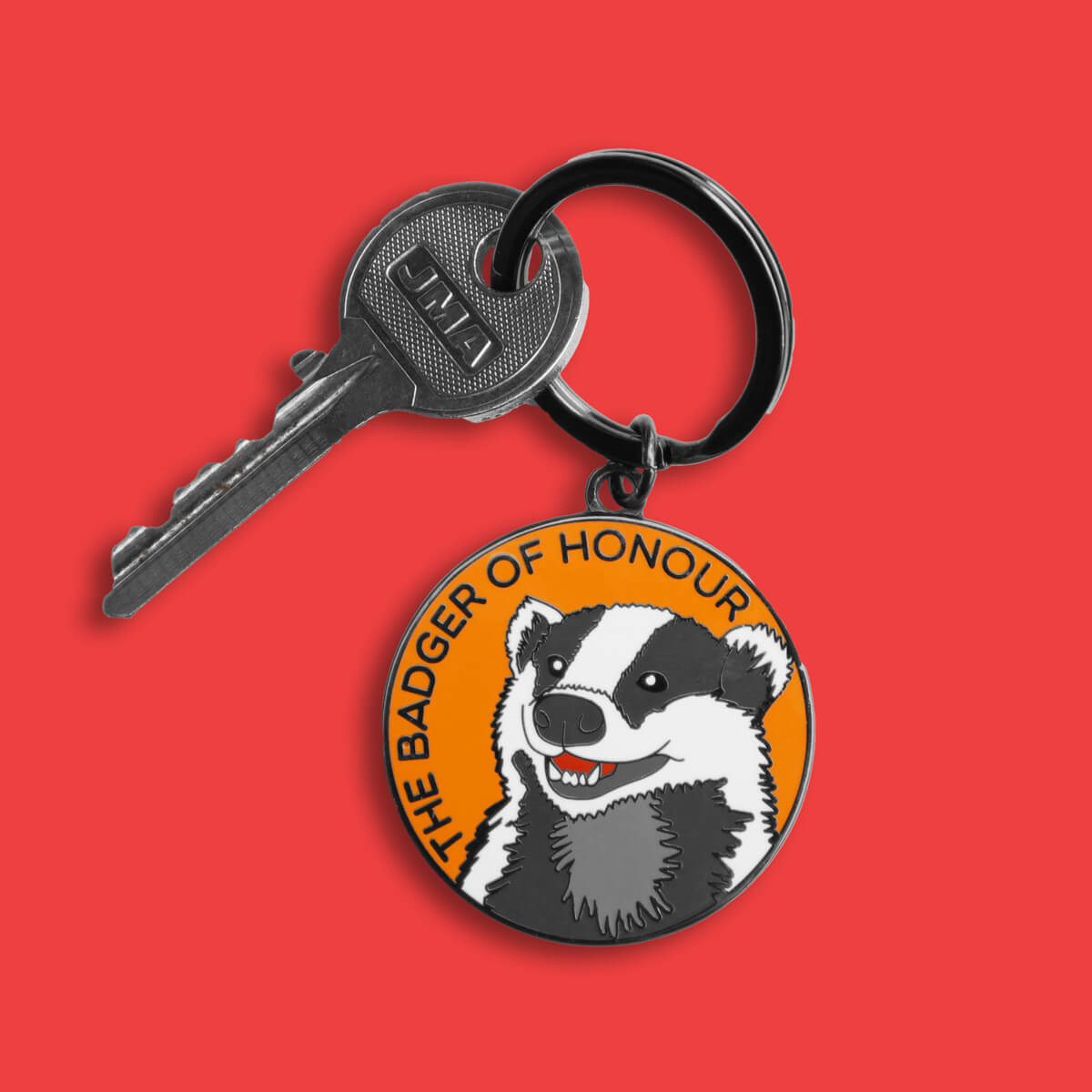 Badger of Honour Keyring • Luna