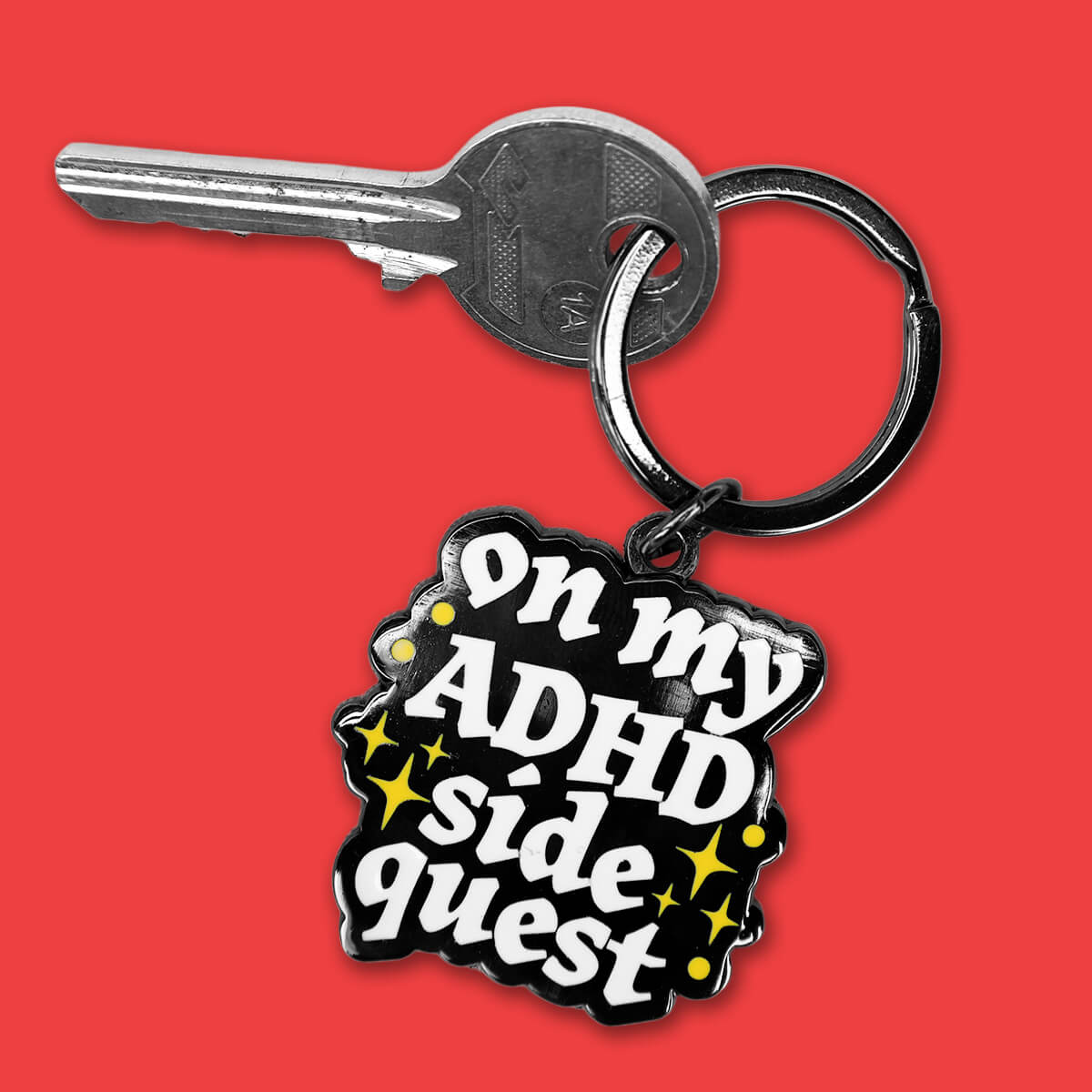 On My ADHD Side Quest Keyring ❤︎ Luna