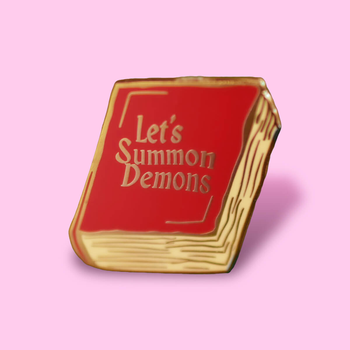 Let's Summon Demons Enamel Pin | Luna