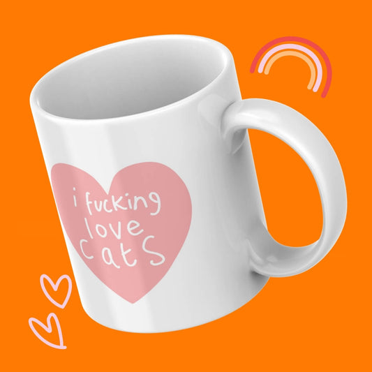 I Fucking Love Cats Mug • Luna