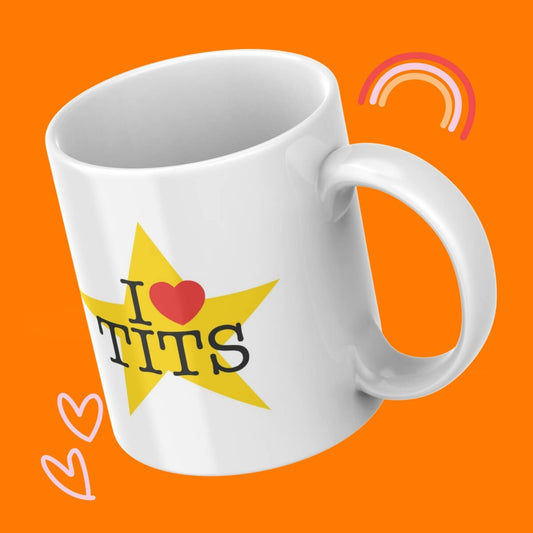 I Heart Tits Mug • Luna