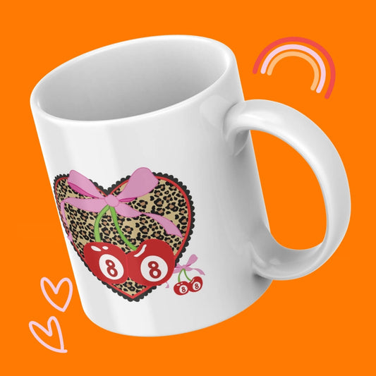 Cherry Eightball Mug • Luna