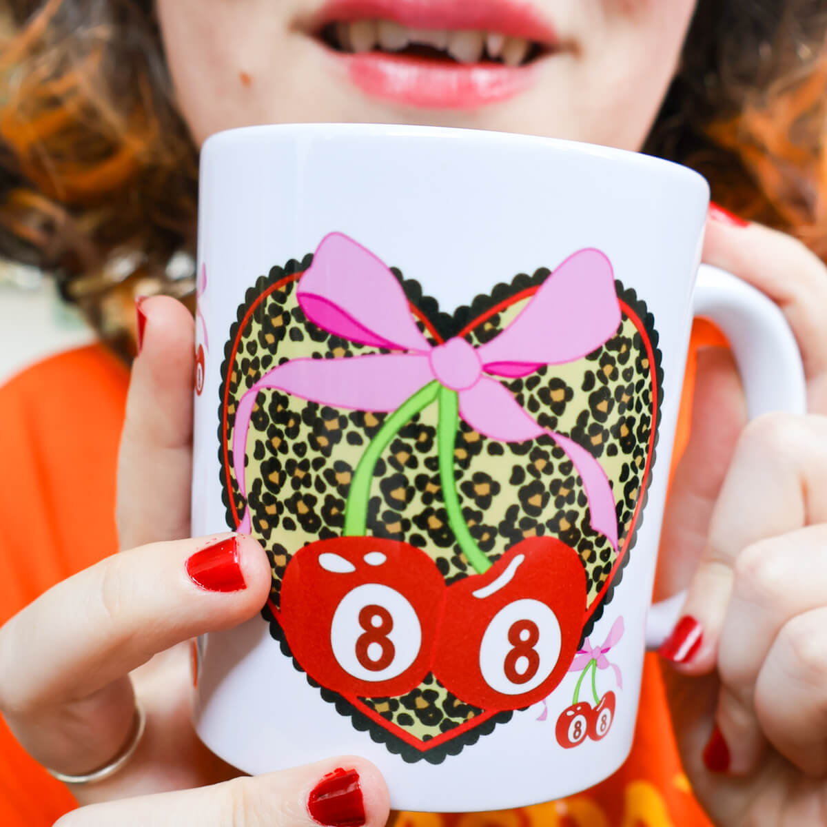 Cherry Eightball Mug • Luna