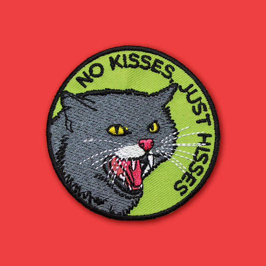 No Kisses, Just Hisses Patch | Luna