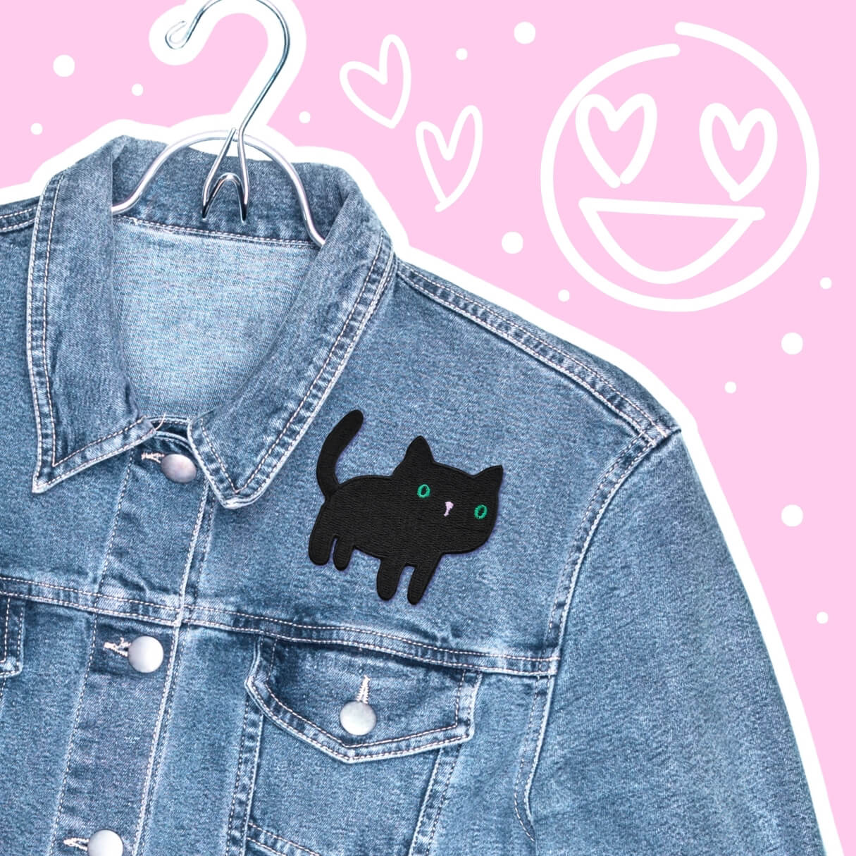 Black Cat Patch • Luna