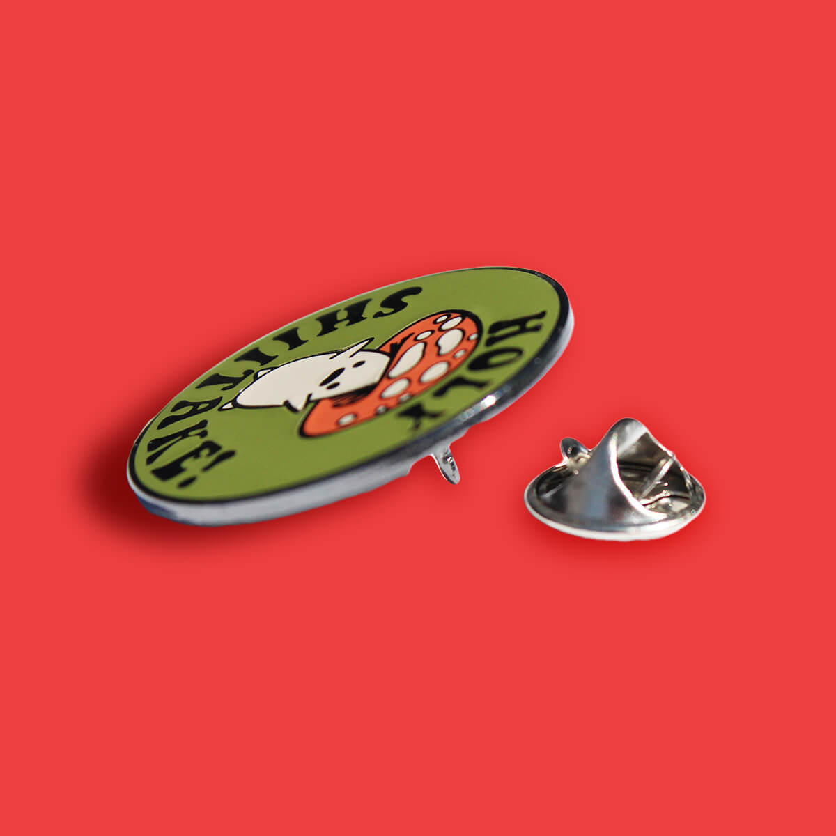 Holy Shiitake Enamel Pin | Luna