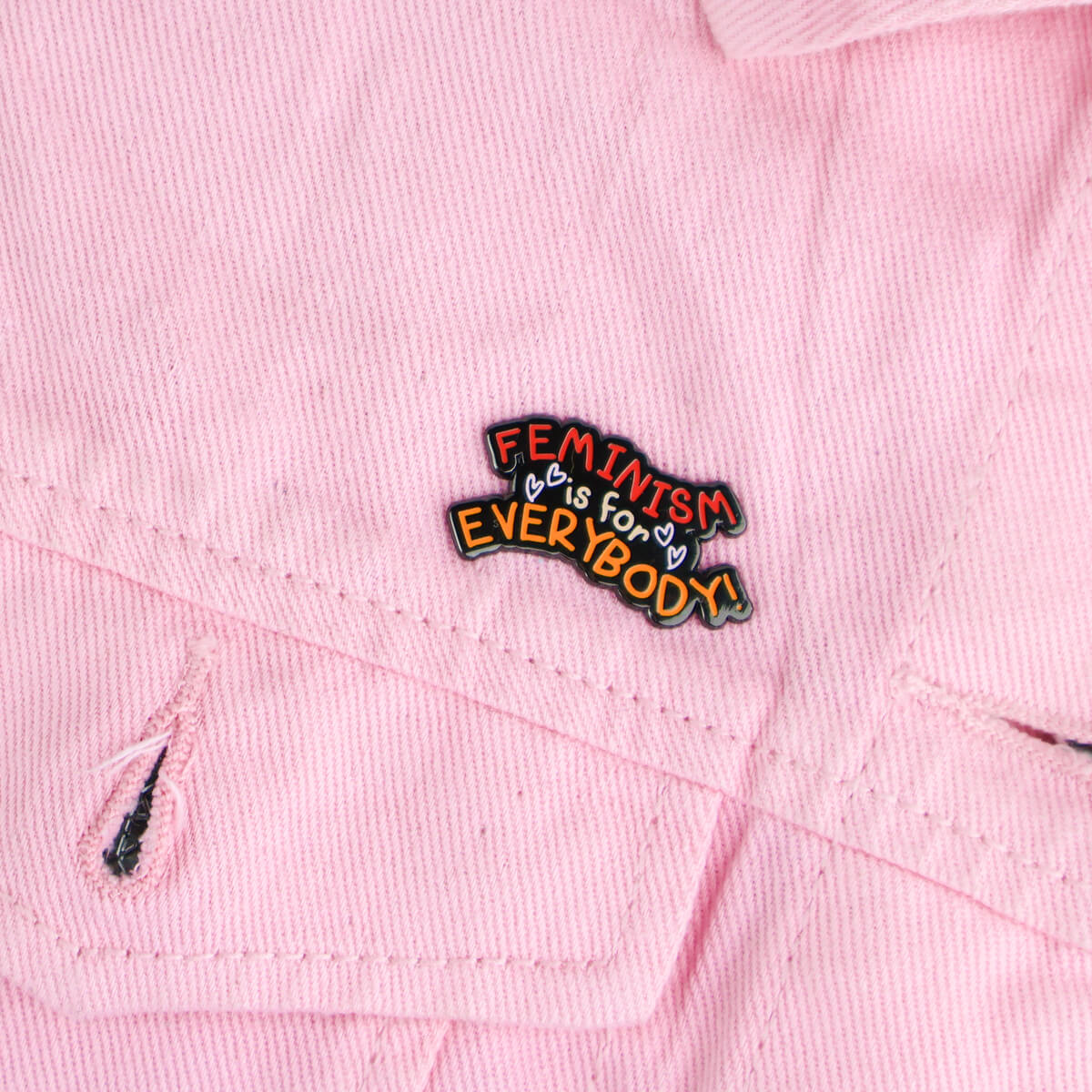 Feminism is for Everybody Enamel Pin • Luna