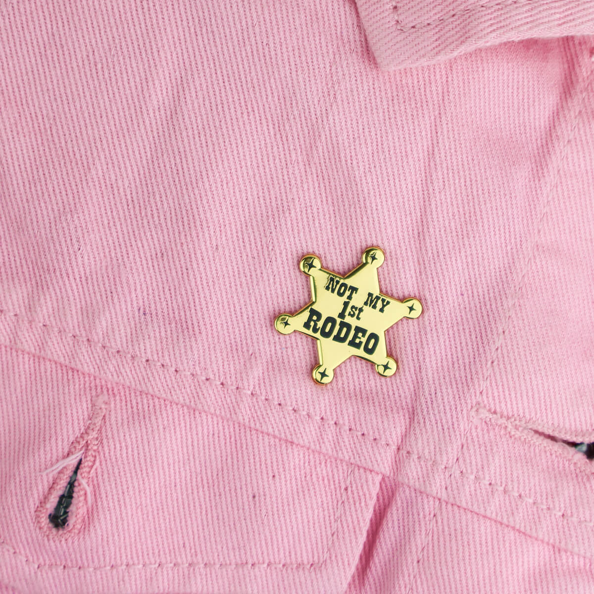 Not My 1st Rodeo Enamel Pin • Luna