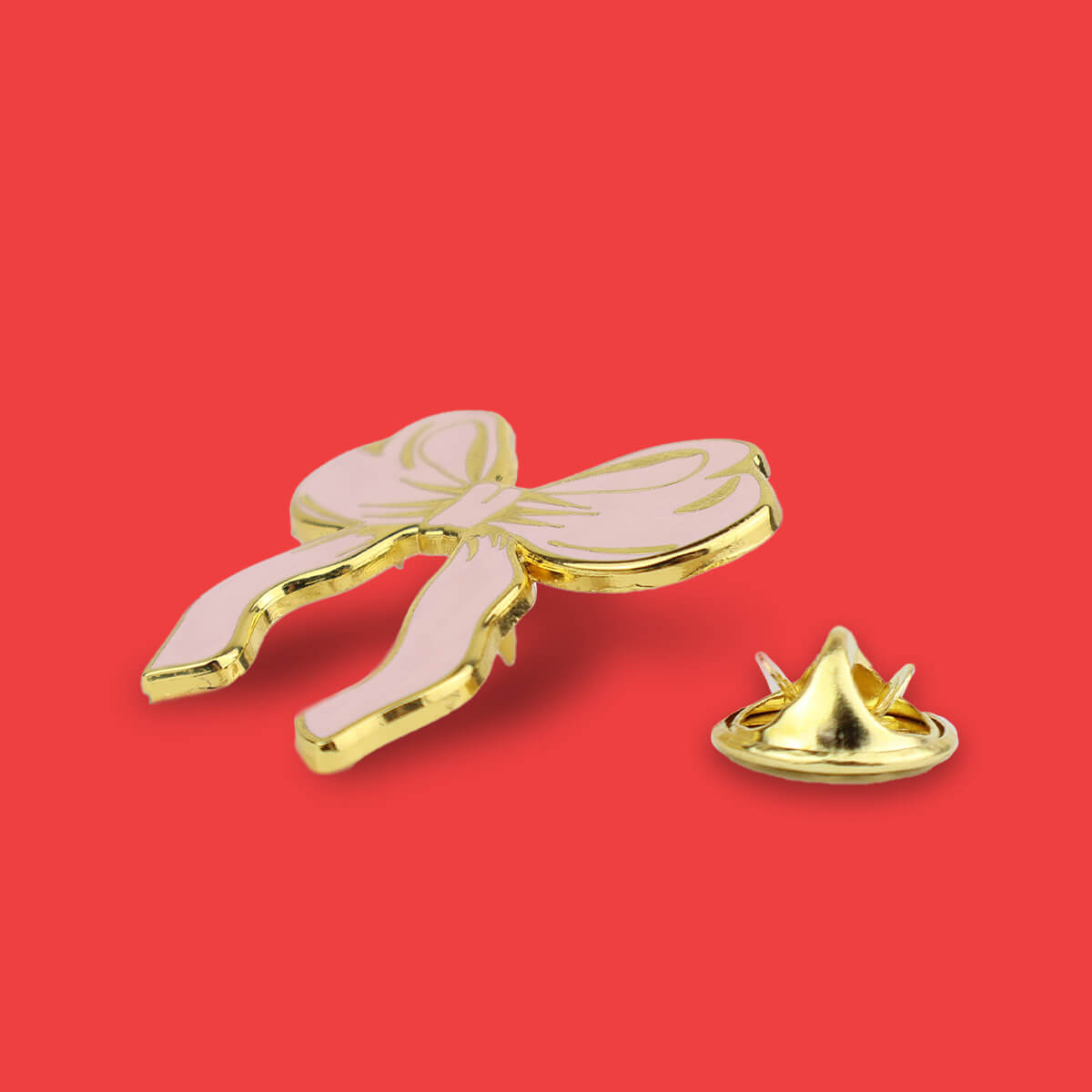 Ribbon Bow Enamel Pin • Luna