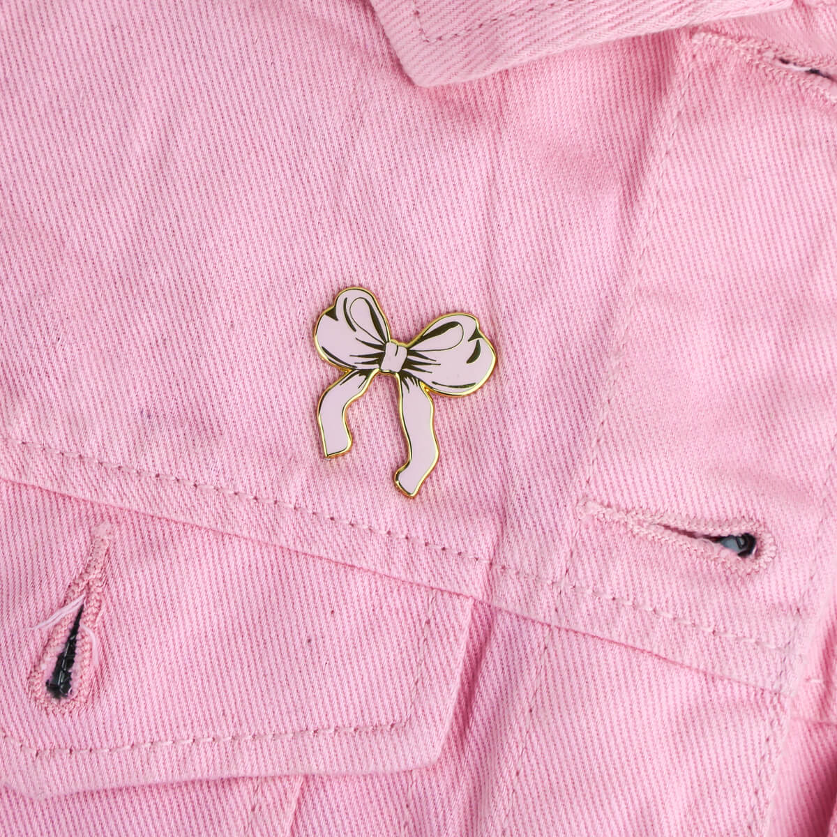 Ribbon Bow Enamel Pin • Luna