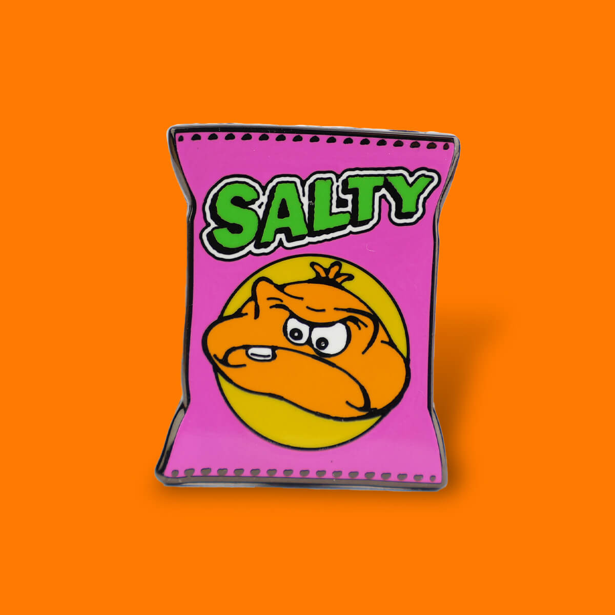 Salty Crisps Enamel Pin • Luna