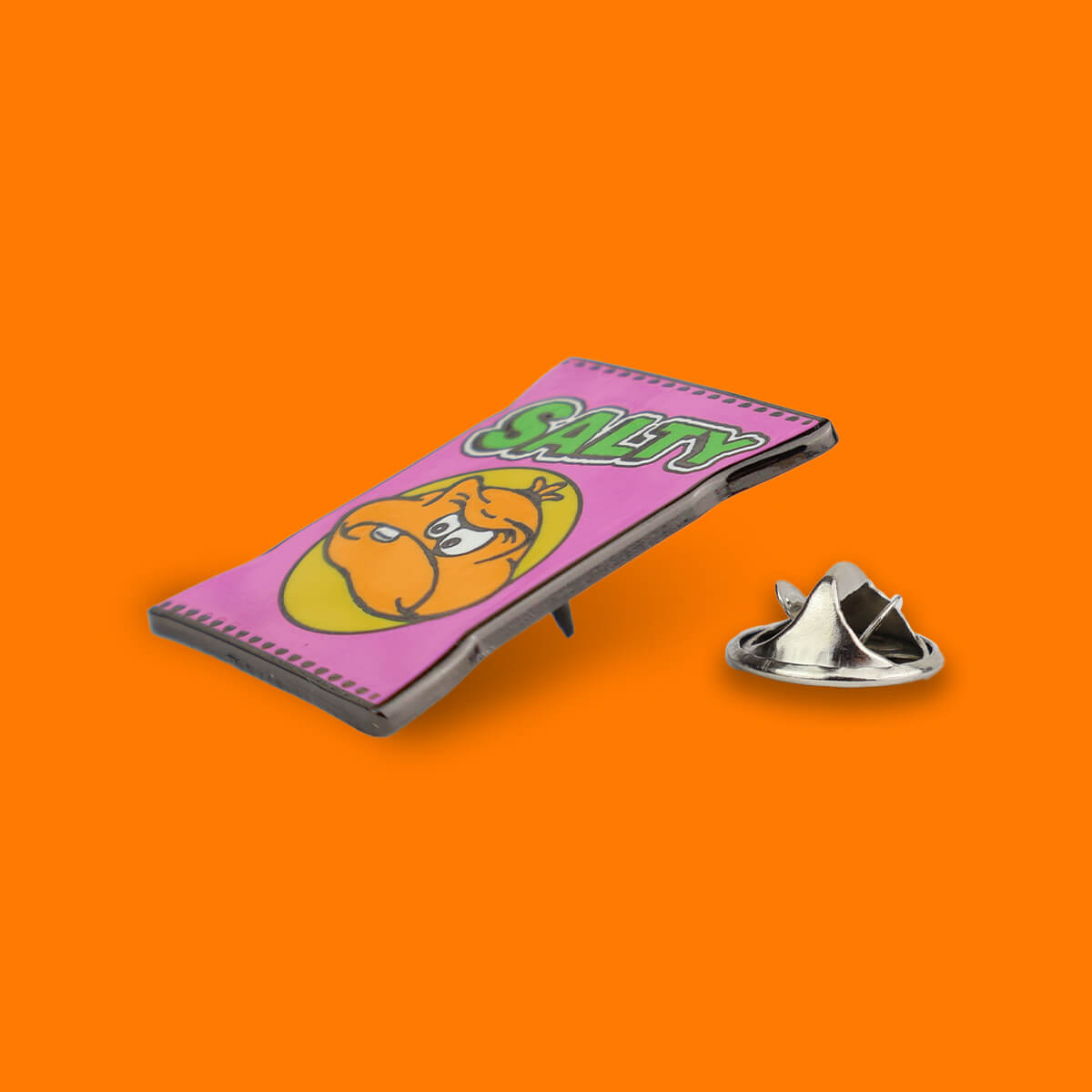 Salty Crisps Enamel Pin • Luna