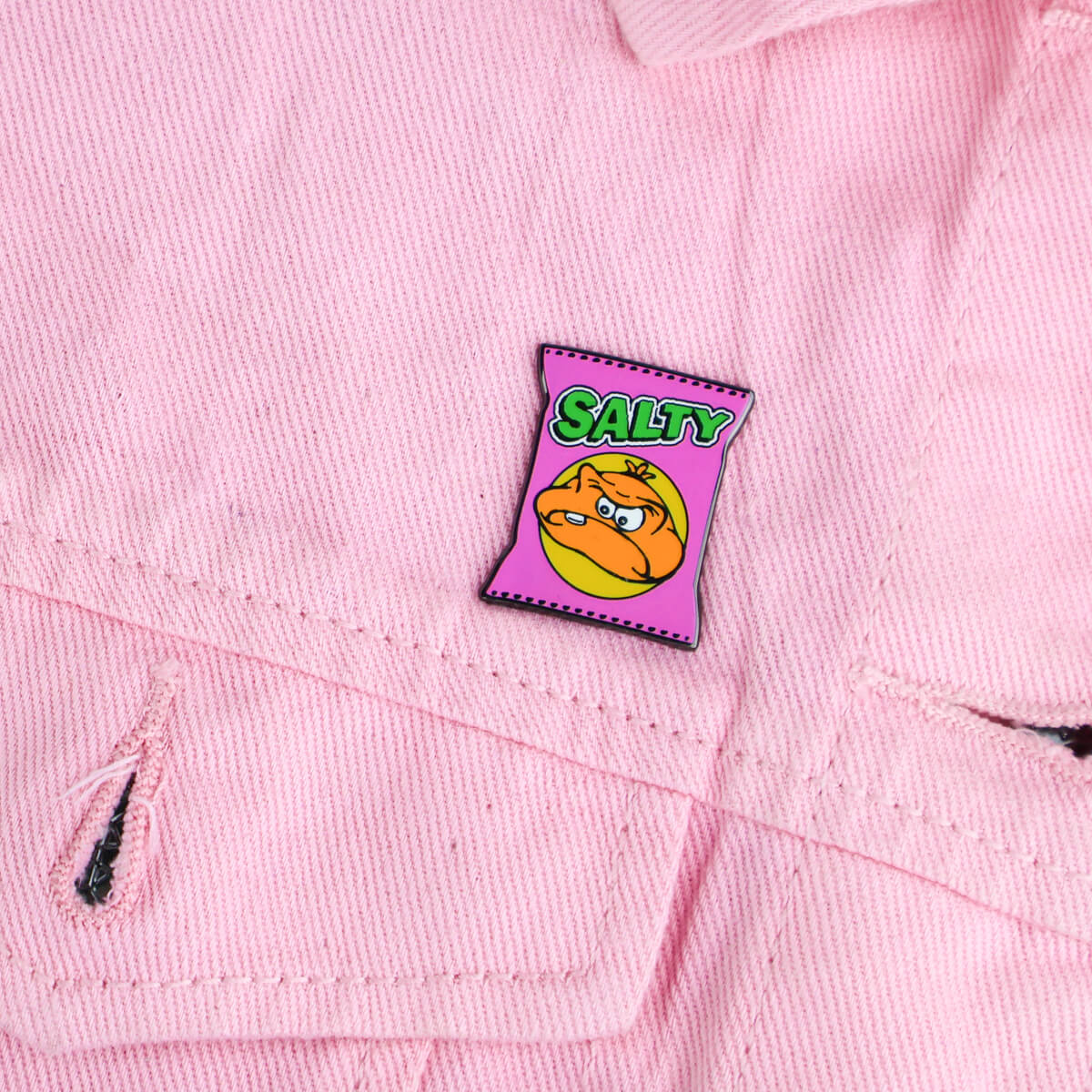 Salty Crisps Enamel Pin • Luna
