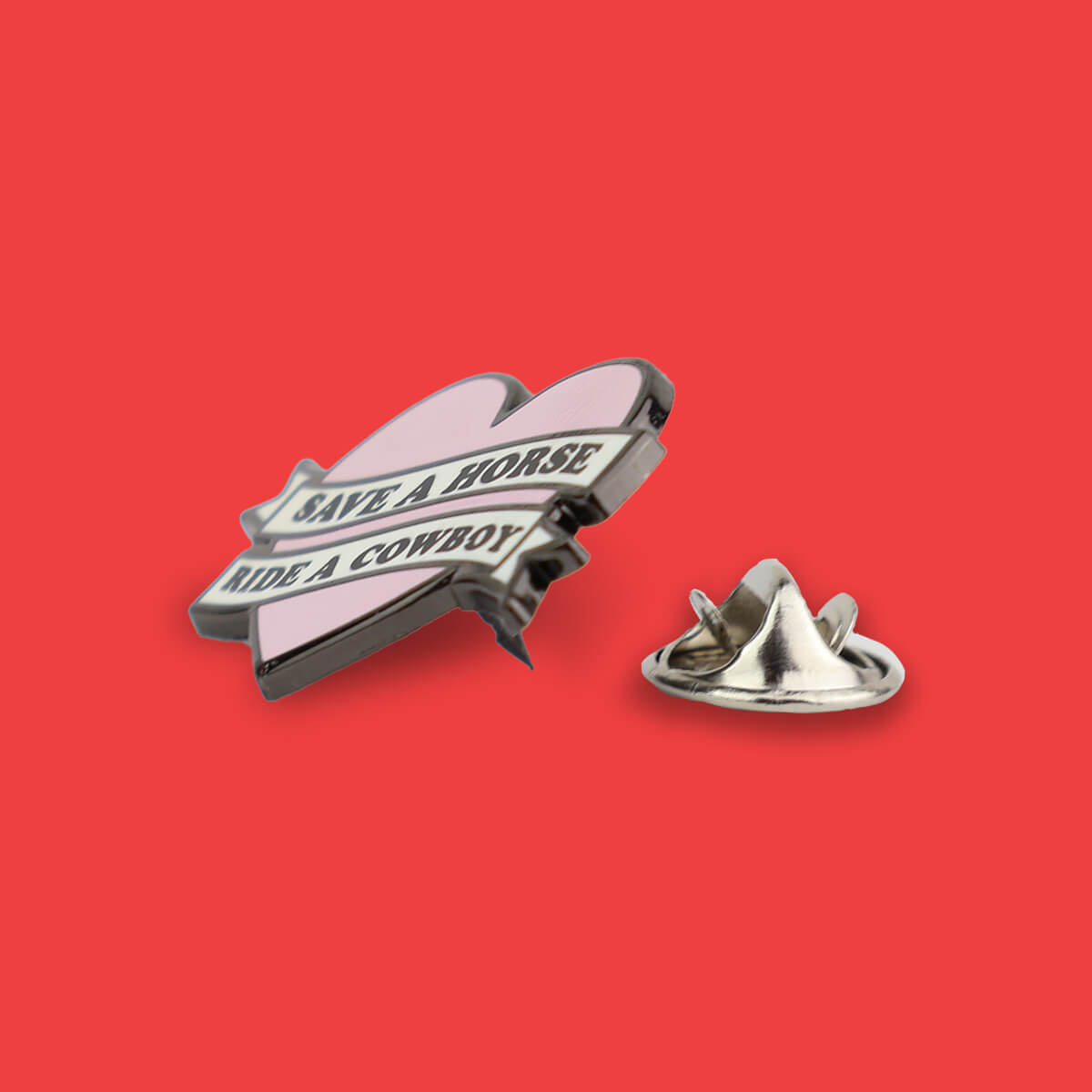 Save a Horse Ride a Cowboy Enamel Pin • Luna