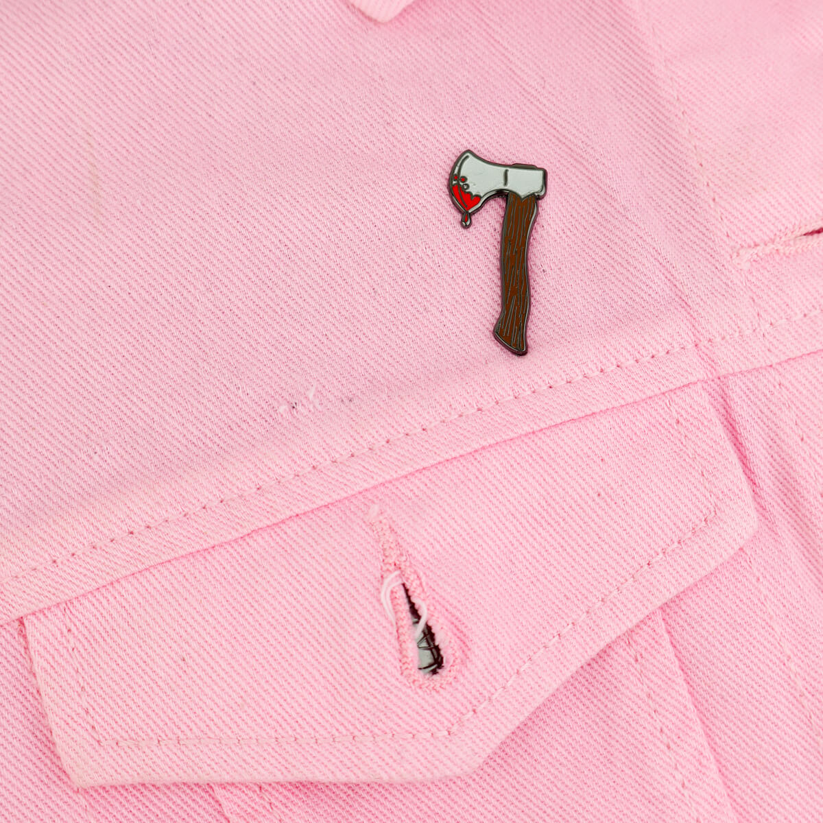 Bloody Hatchet Enamel Pin • Luna