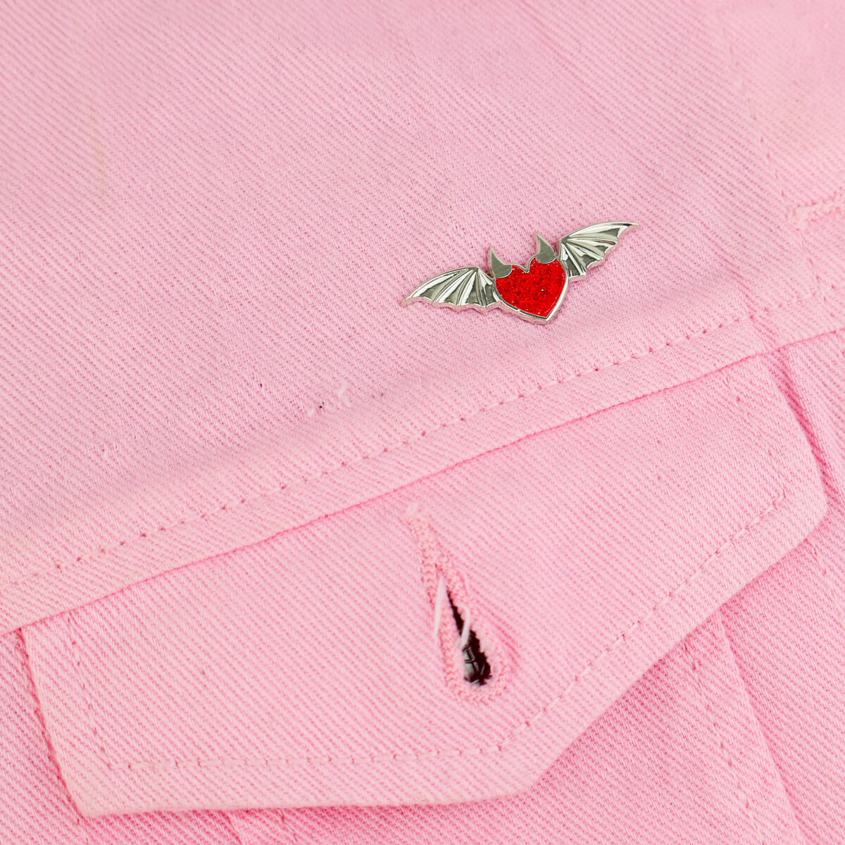 Devil Heart With Wings Enamel Pin • Luna