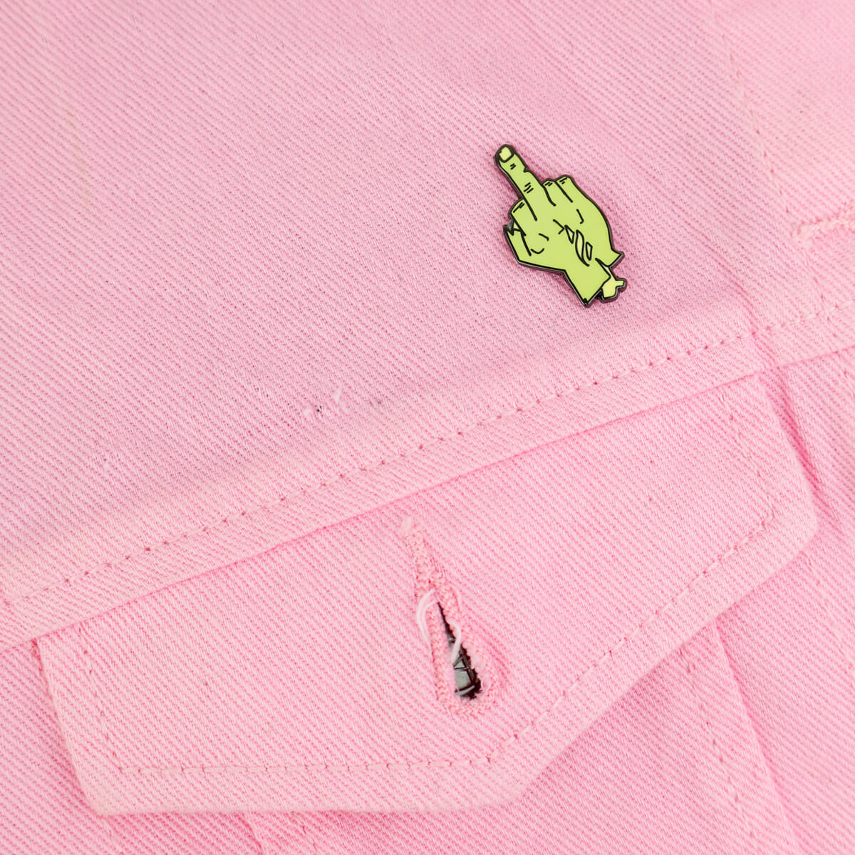 Zombie Middle Finger Enamel Pin • Luna
