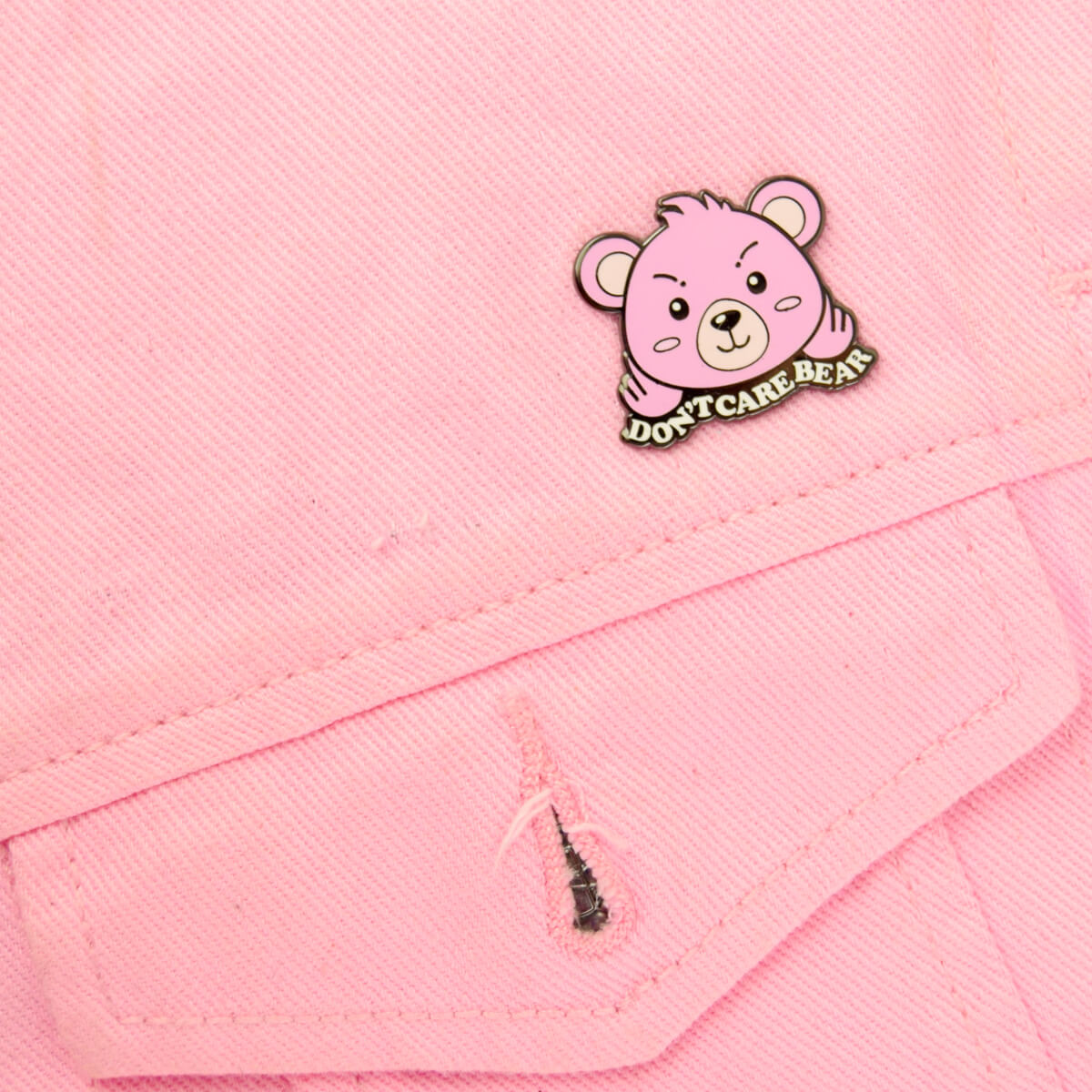 Don't Care Bear Enamel Pin