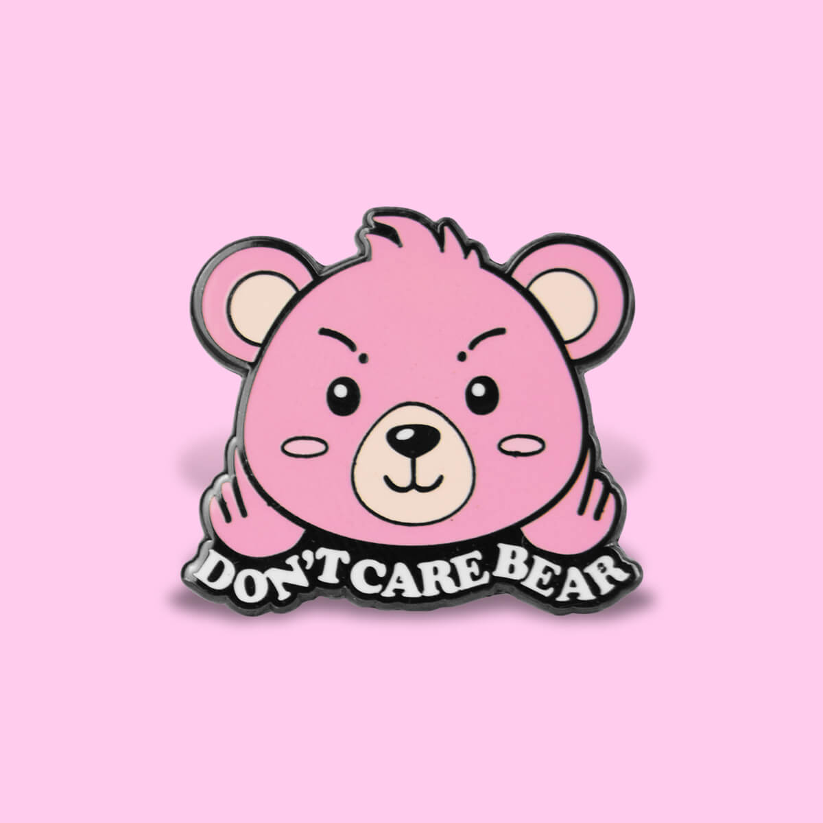 Don't Care Bear Enamel Pin