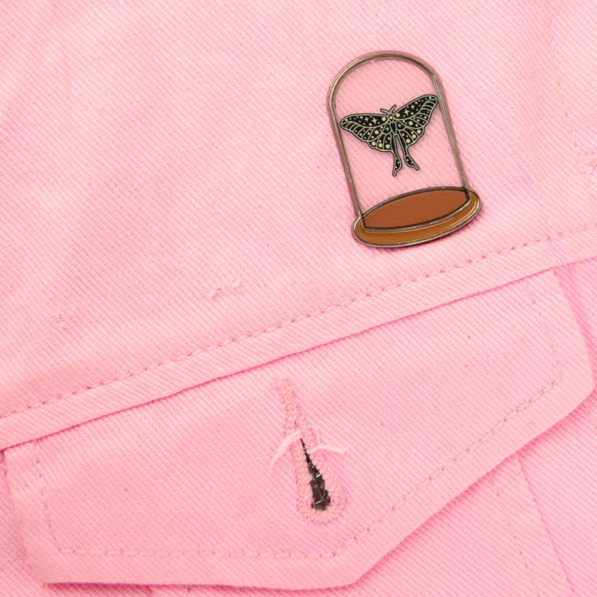 Moth Curio Enamel Pin