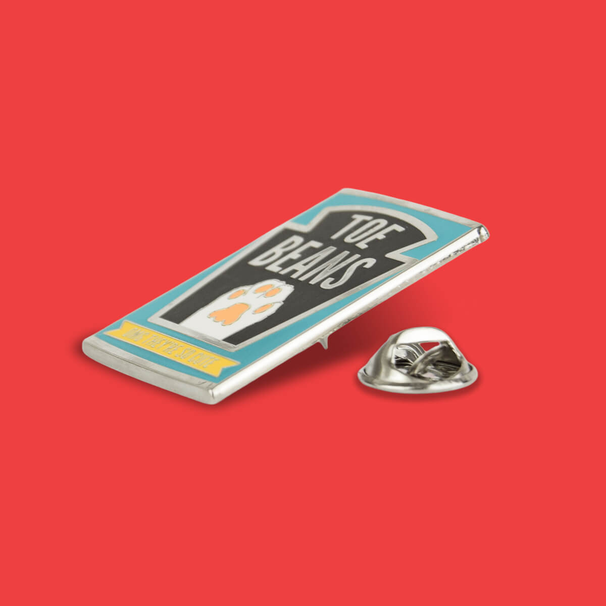 Toe Beans Enamel Pin