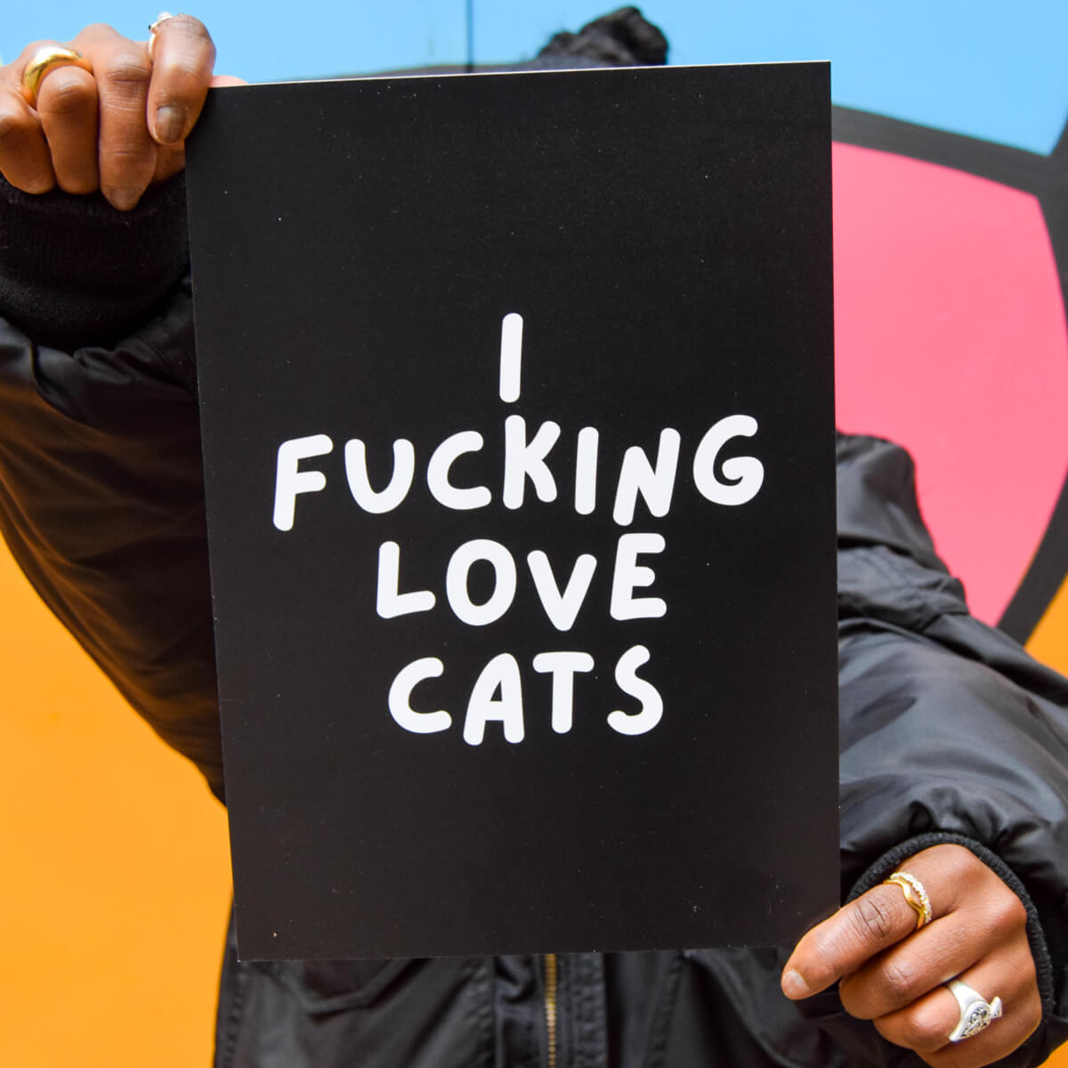 I Fucking Love Cats A4 Print • Luna