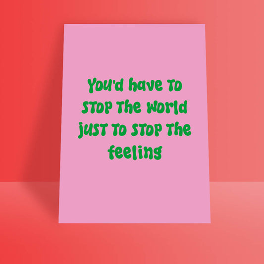 Stop The World Print • Luna