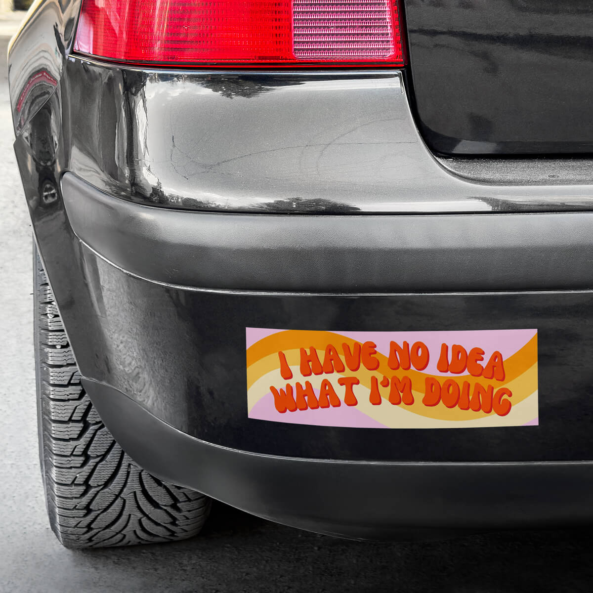 I Have No Idea What I'm Doing Bumper Sticker • Luna