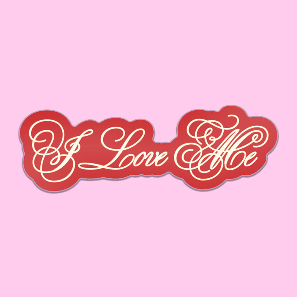 I Love Me Sticker • Luna