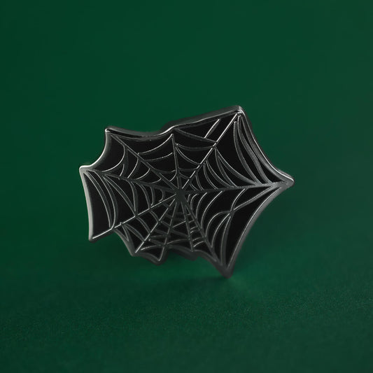  Spider Web Enamel Pin | Luna