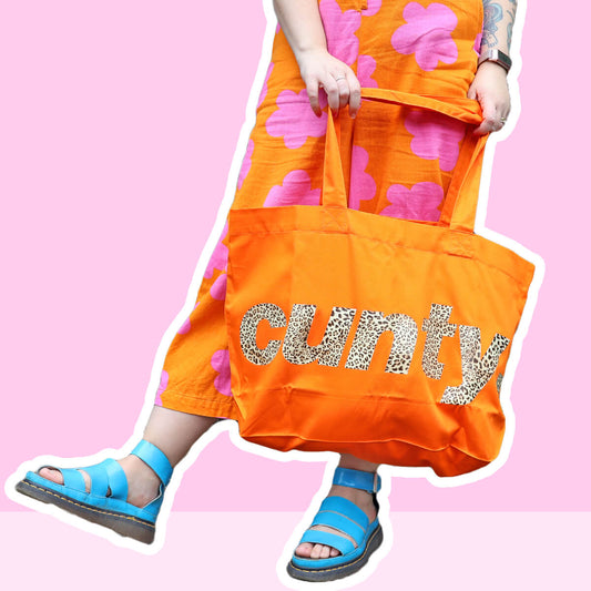 Cunty Oversized Tote Bag • Luna