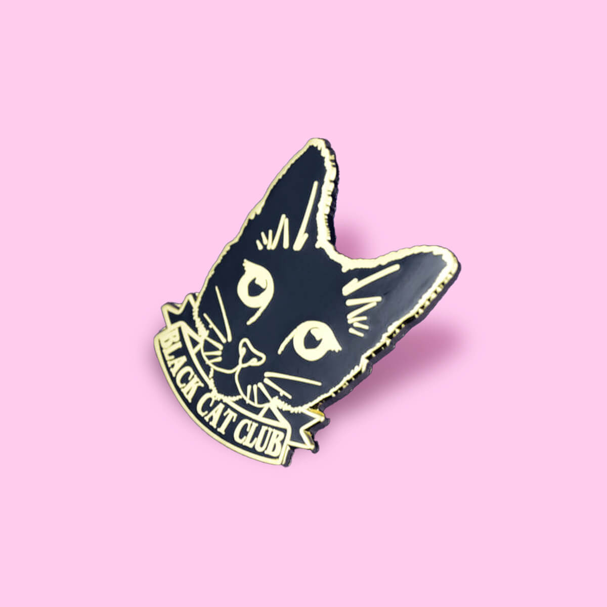 Black Cat Club Pin - Luna