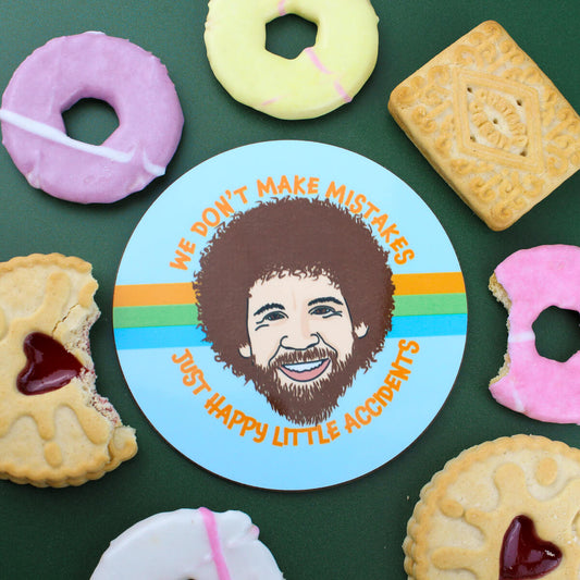 Bob Ross Coaster - Luna