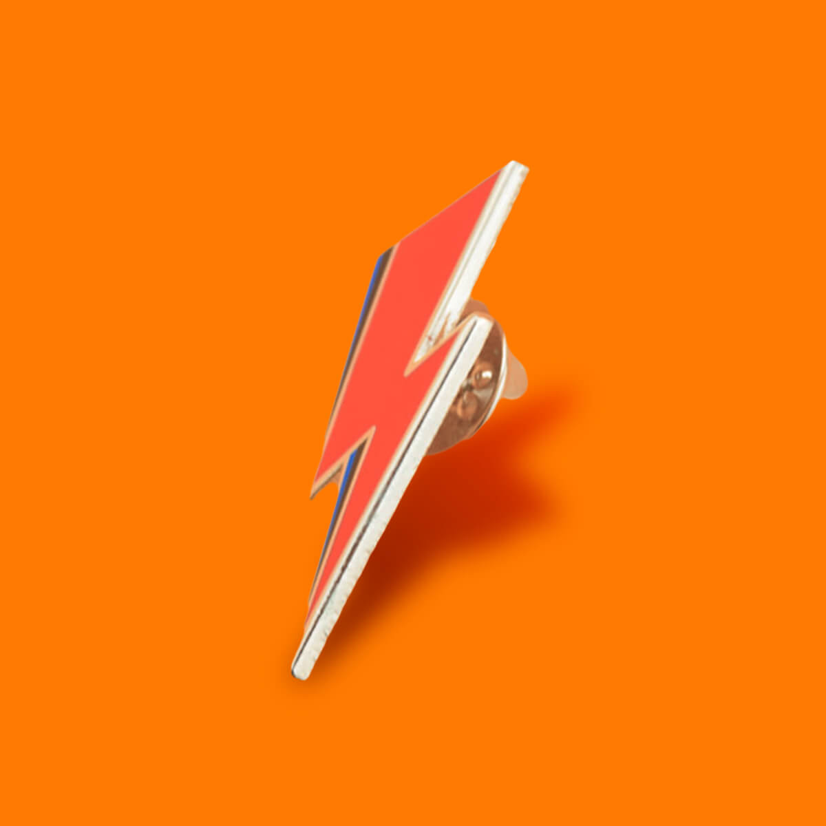 Bowie Lightning Bolt Enamel Pin | Luna