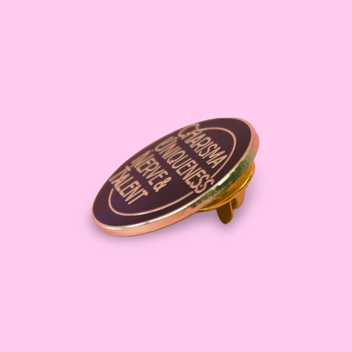 Charisma Uniqueness Nerve & Talent Enamel Pin | Luna