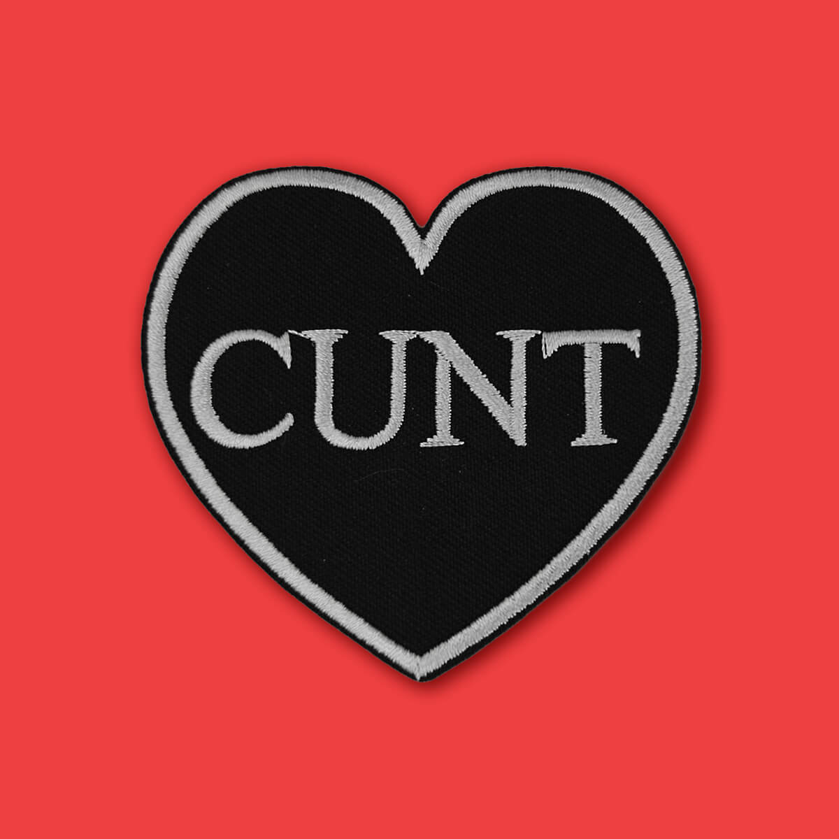 Cunt Black Heart Patch | Luna