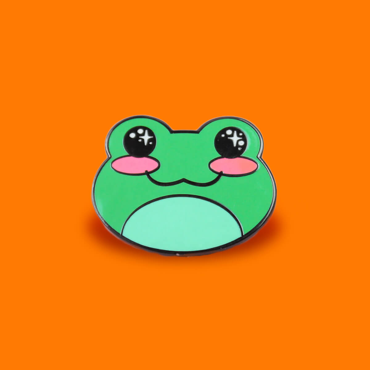 Cute Frog Enamel Pin | Luna