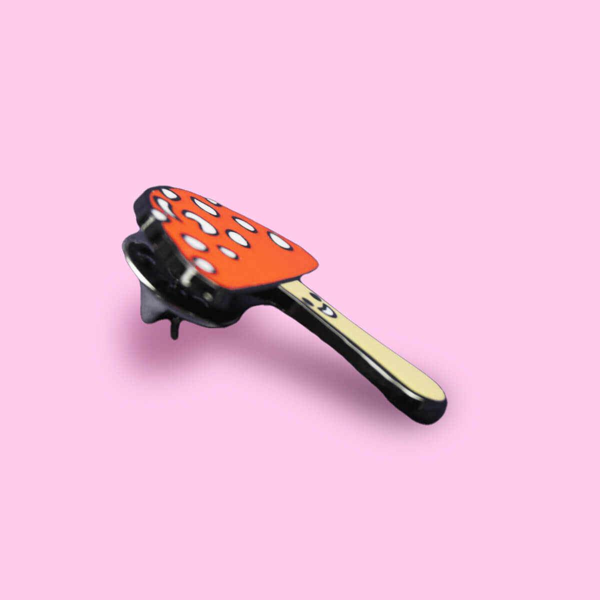 Cute Toadstool Mushroom Enamel Pin | Luna