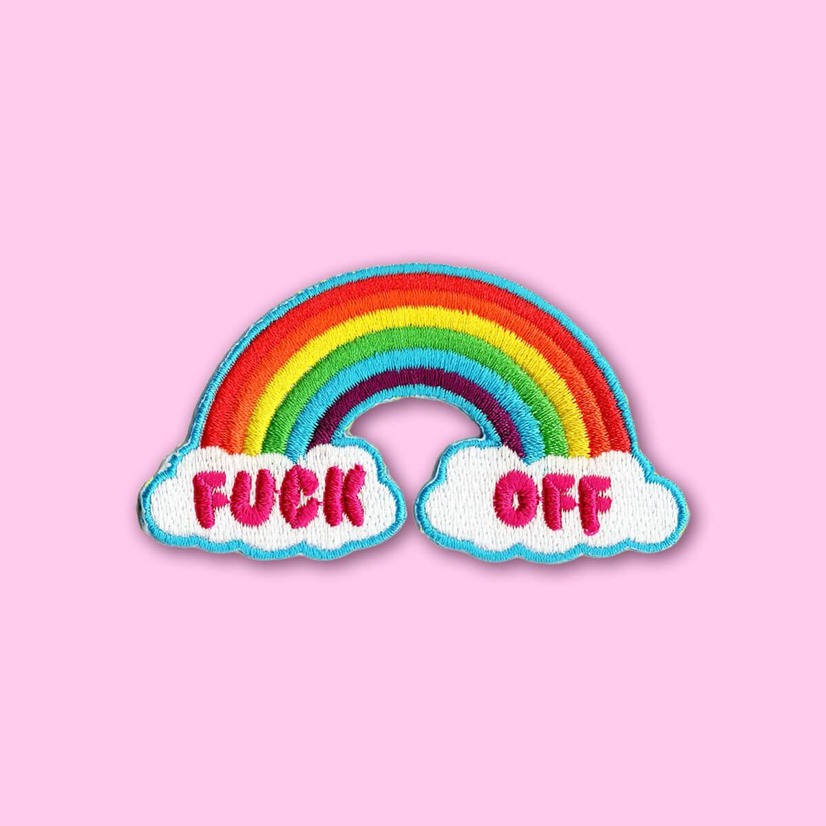Fuck Off Rainbow Patch | Luna
