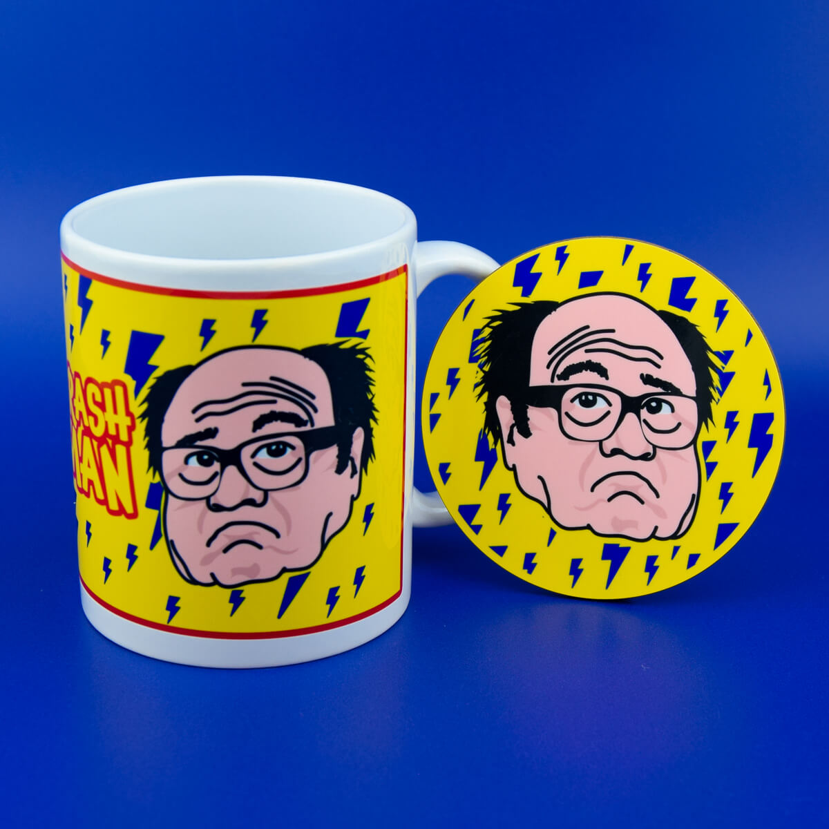 Danny DeVito Trash Man Mug & Coaster - Luna
