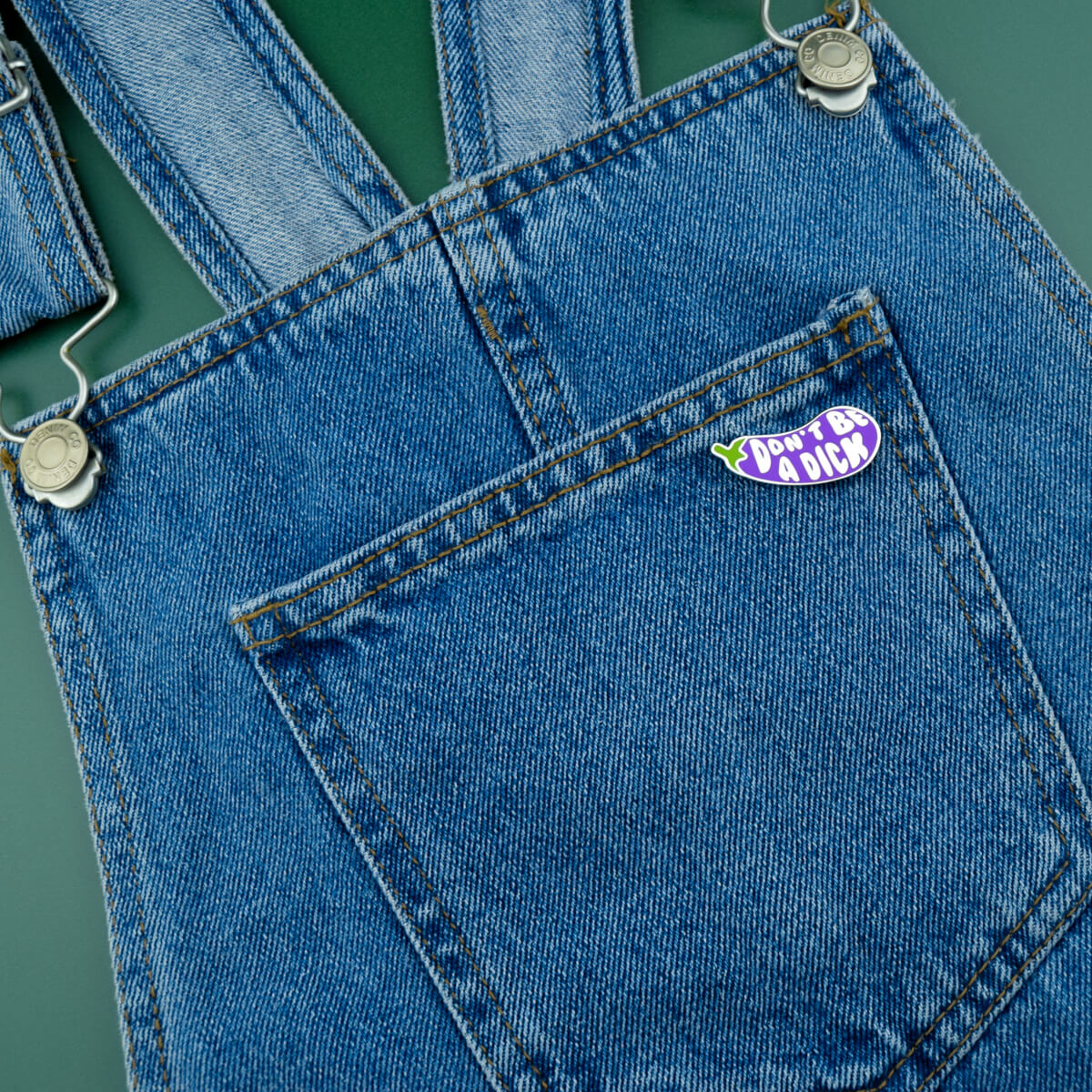 Don't Be a Dick Enamel Pin | Luna